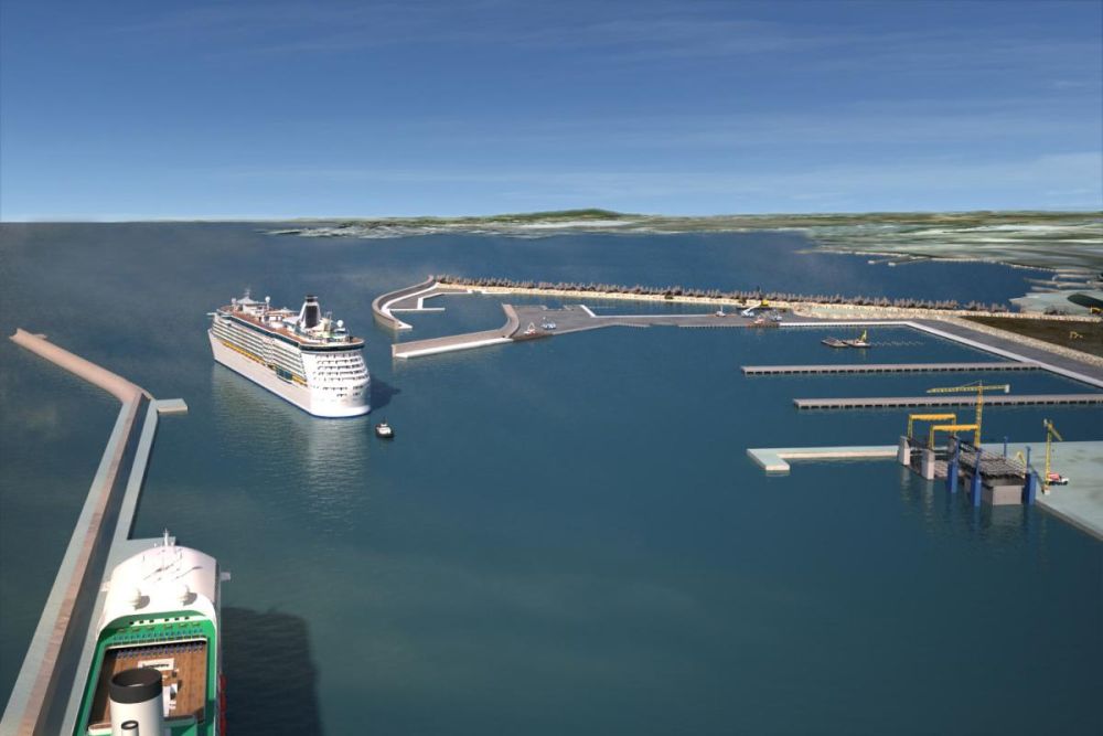 Inaugurazione porto di Civitavecchia